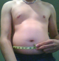 Measuring a waistline