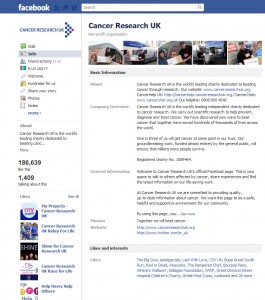 Cancer Research UK Facebook Page