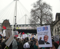 NHS reform bill protest