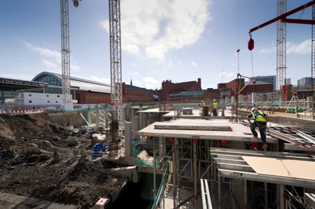 The Francis Crick Institute being built