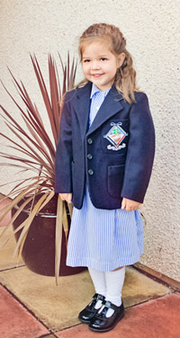 Georgia first day at school