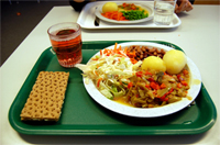 Plate of food (image from WIkimedia Commons)
