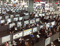 The scale of the poster hall at AACR