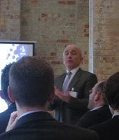 Professor Coleman speaks at the launch of NAEDI