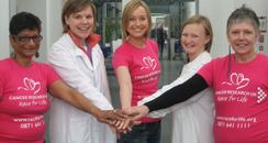Scientists and Race for Life participants