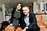 A picture of Gary Lineker and his wife Danielle