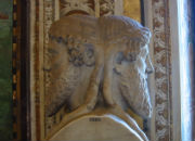 A statue of the Roman god Janus