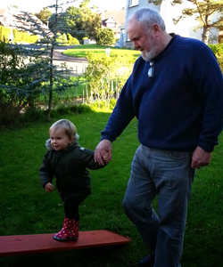 David and his granddaughter