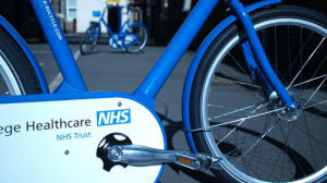 NHS hospital bicycle