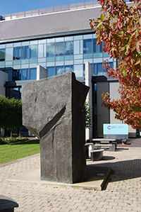A sculpture outside the institute