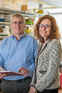 An image of the lead investigators Dr Matthew Meyerson and Dr Wendy Garrett