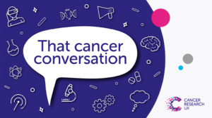 That cancer conversation podcast art