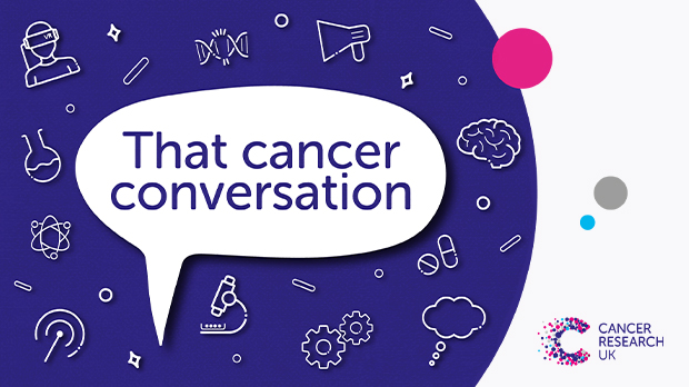 The logo of our podcast, That Cancer Conversation