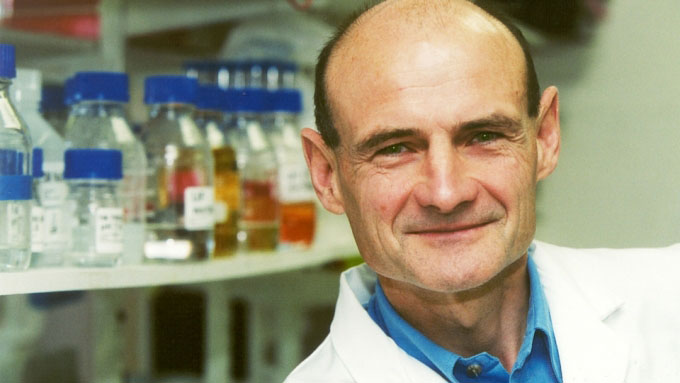 Chris Marshall in his lab (c) The Institute of Cancer Research