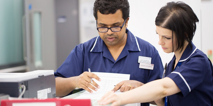 Nurses at CRUK Imperial Centre