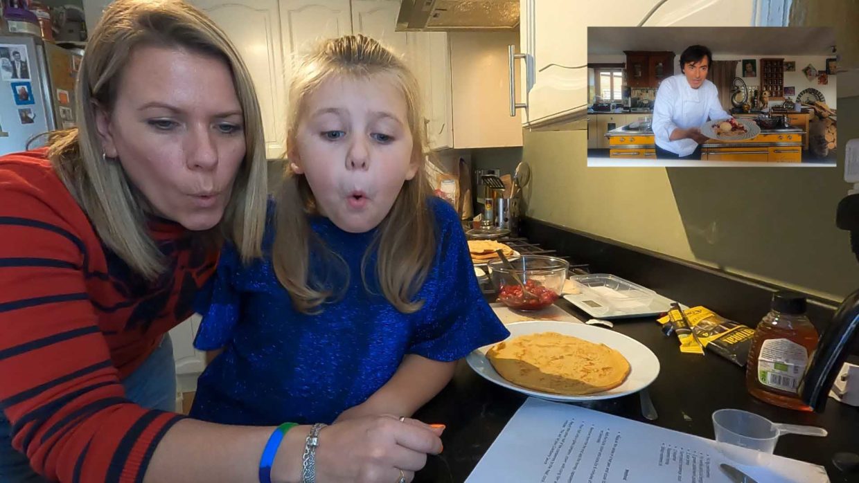 Edith and her mum Kathryn.