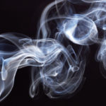 A cloud of cigarette smoke