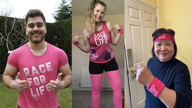 People taking part in Race for Life