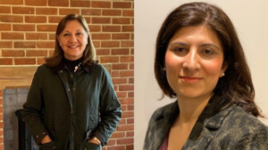 Maria Garcia and Dr Sheeba Irshad
