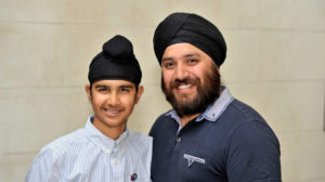 Amarvir (pictured with his dad Jag) was diagnosed with acute lymphoblastic leukaemia in 2010.
