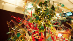 A sculpture of a tumour made as part of the Science Museum exhibition