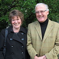A photo of Peter and his wife Alison