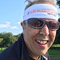 Keith taking part in a Tough Mudder event in Badminton