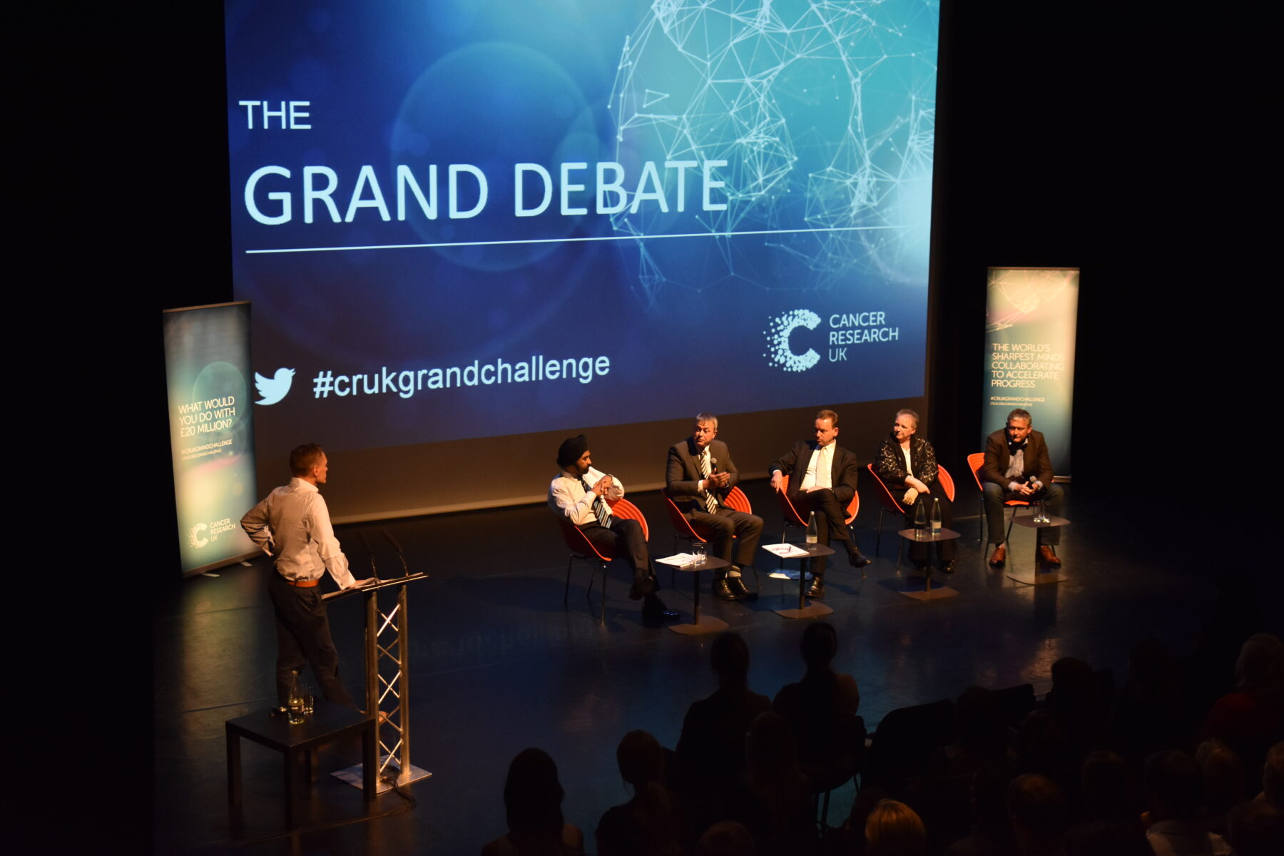 Iain Foulkes chairs a Grand Debate session during The Big Think in 2015.