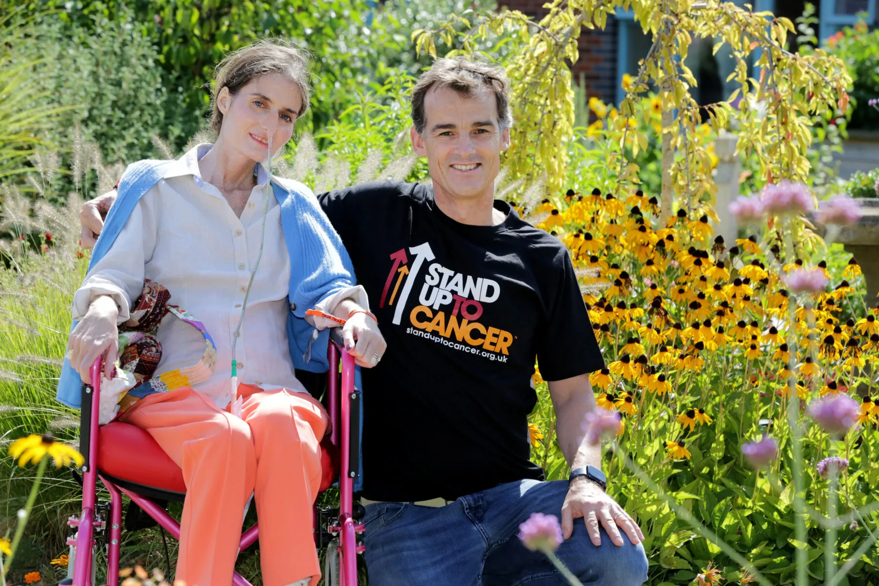 Victoria and Angus at the hospice