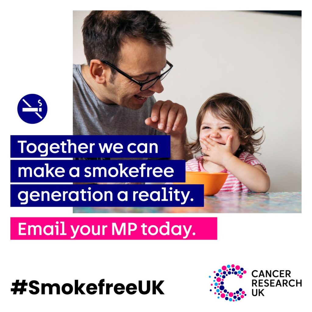 A poster for our Smokefree campaign