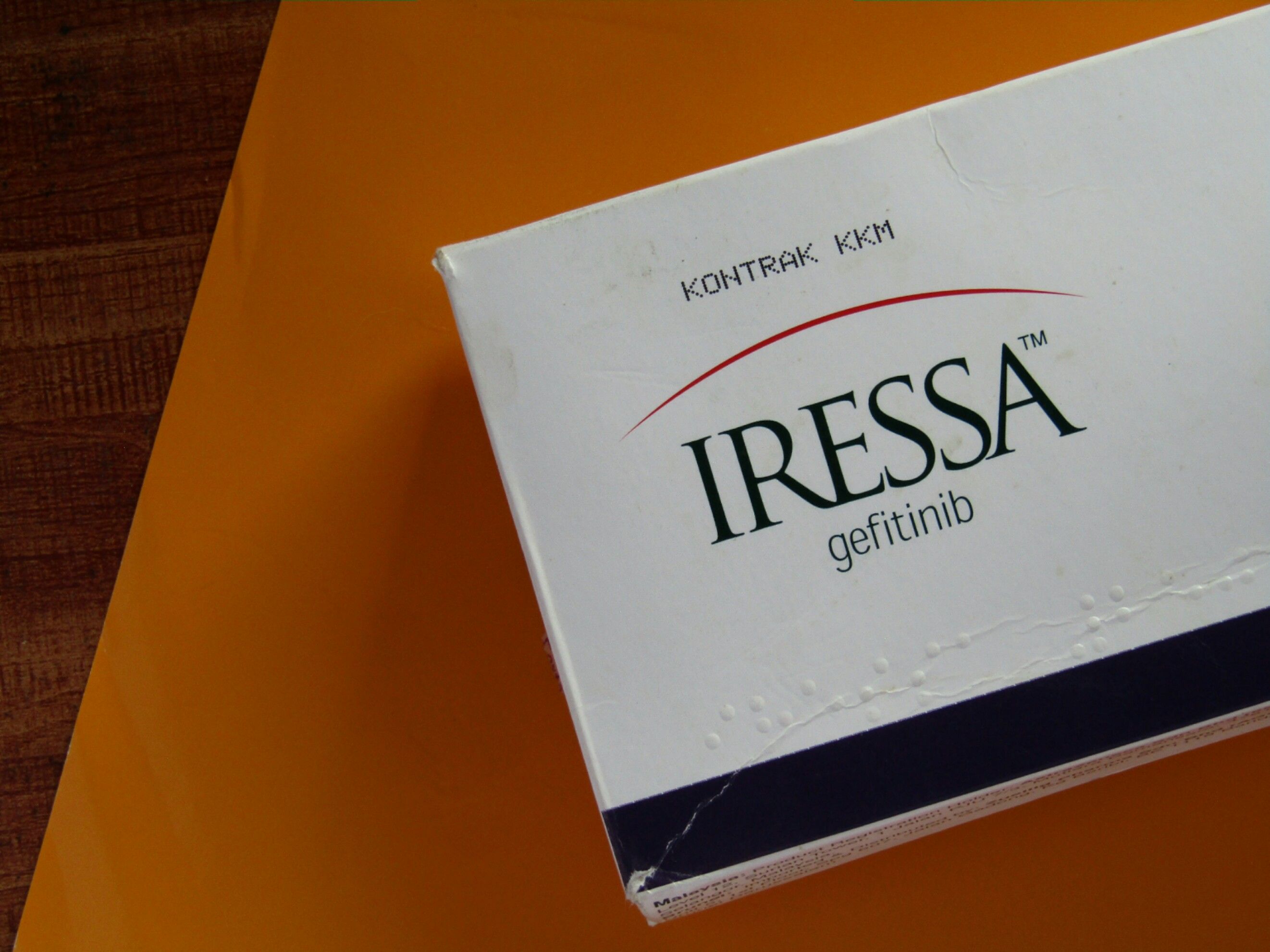 An box of Iressa (getfitinib)