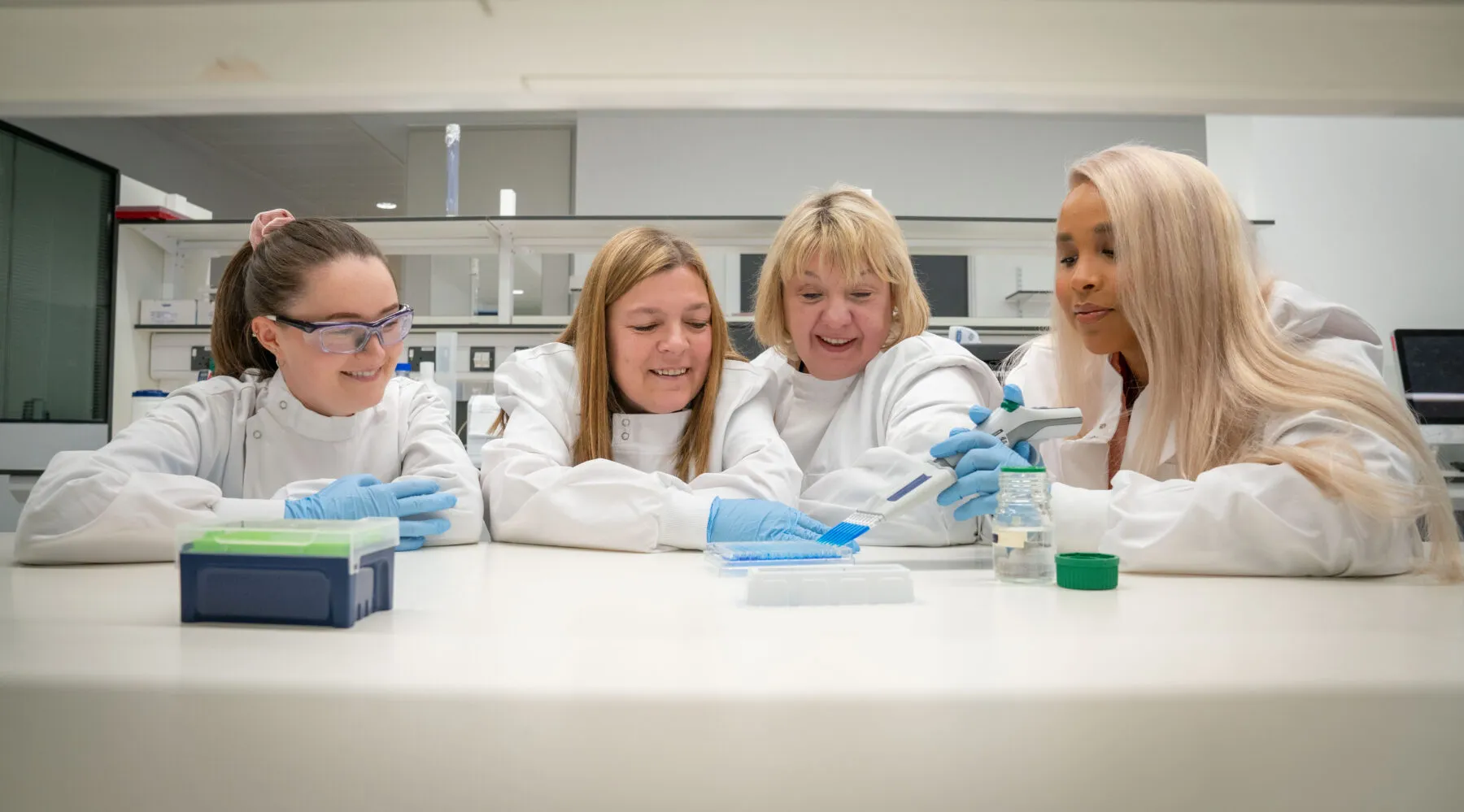 Visitors at the National Biomarker Centre