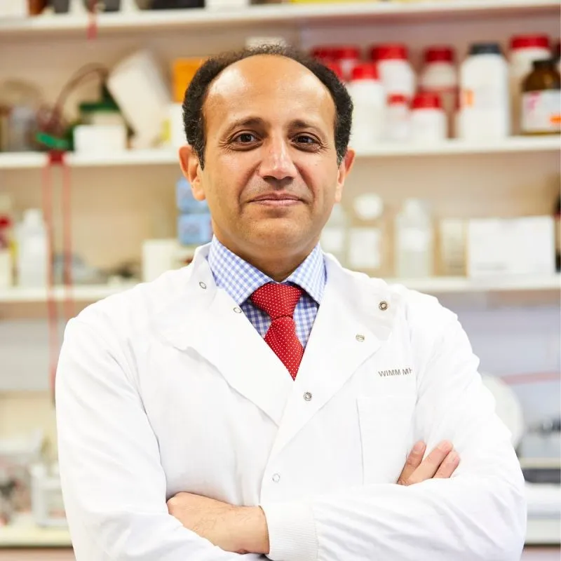 profile picture of Professor Ahmed Ahmed, lead of the OvarianVax project