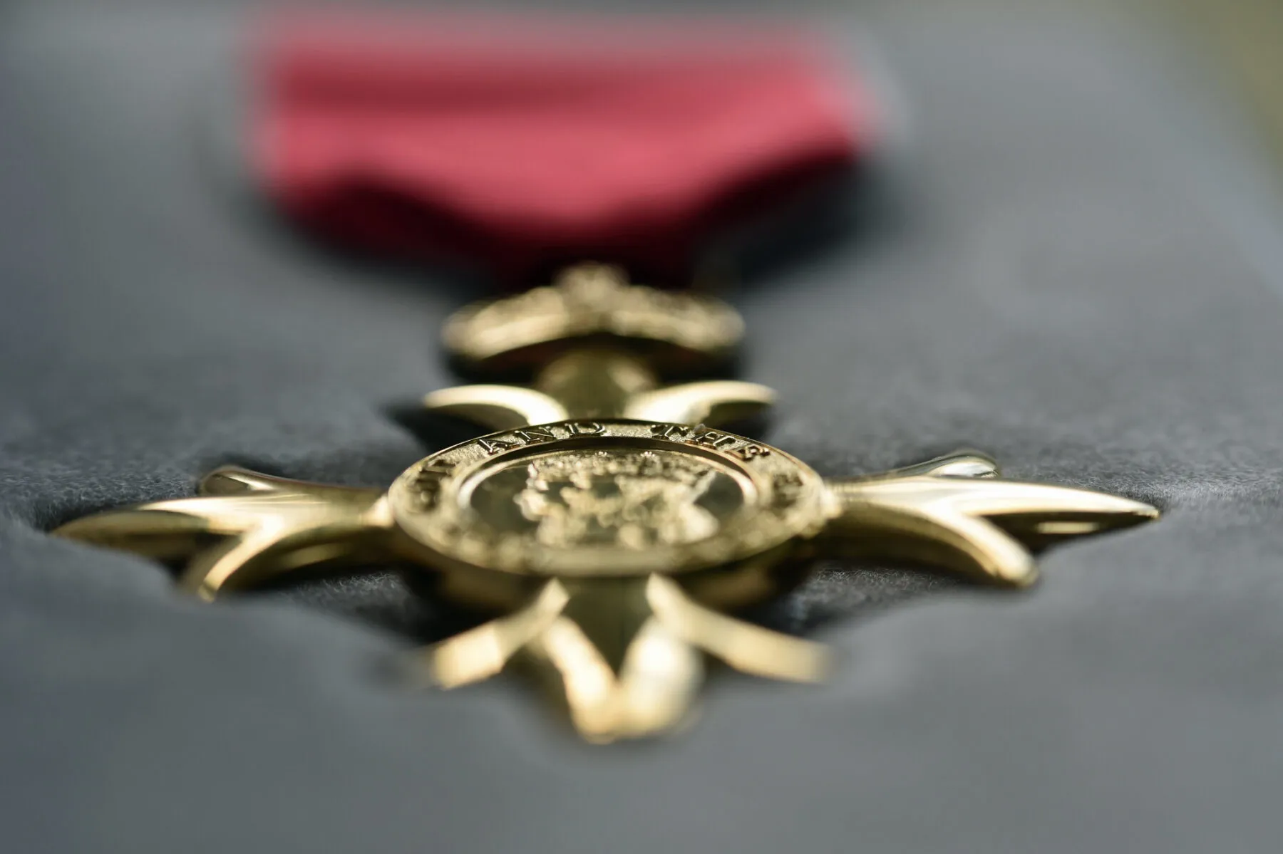 Image of an OBE medal