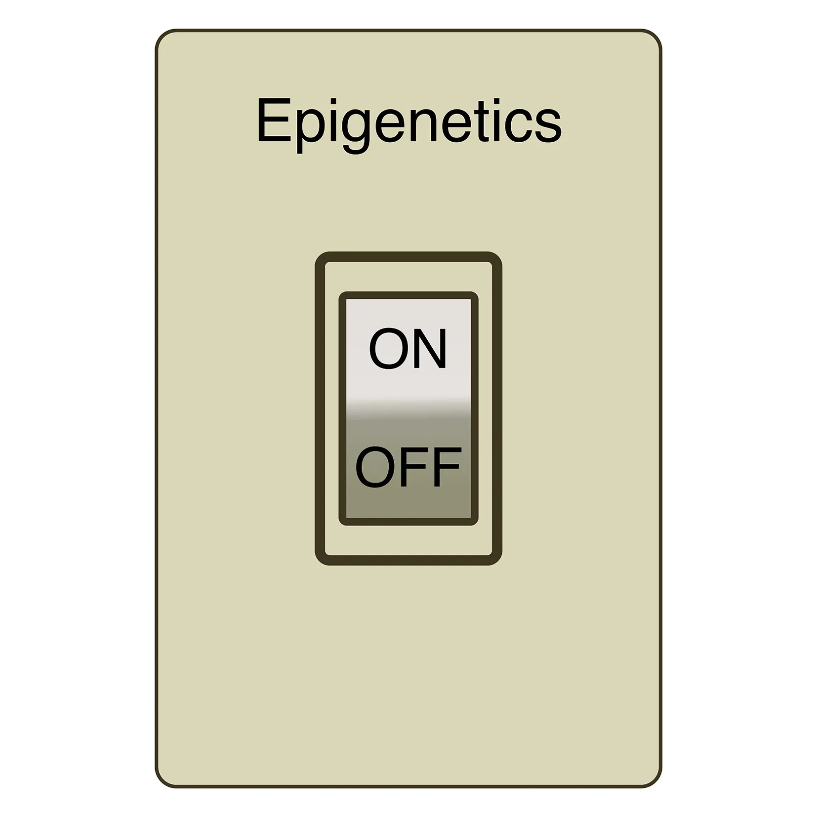 Illustration of epigenetic light switch