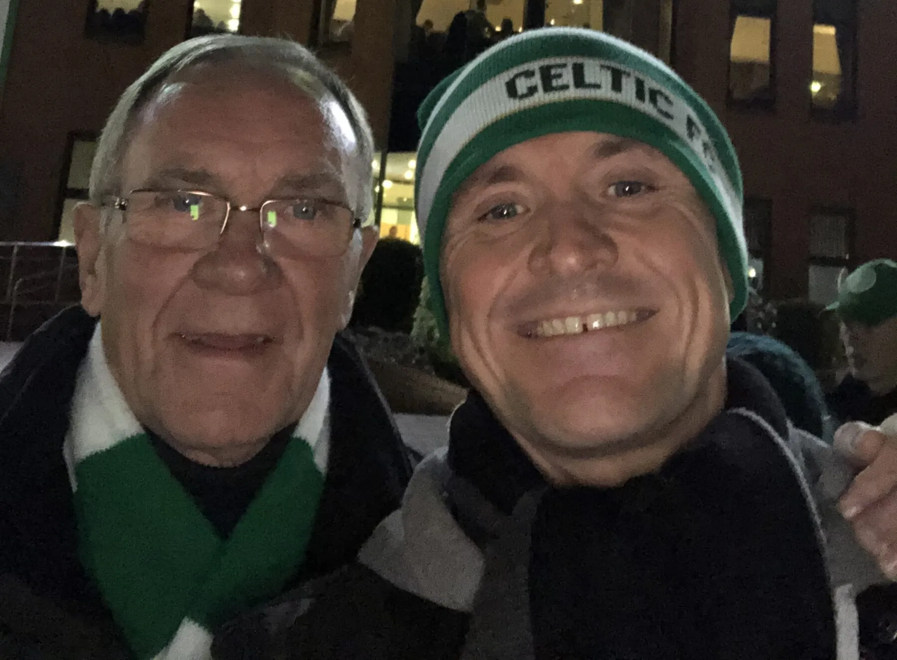 Brian and his dad Tom