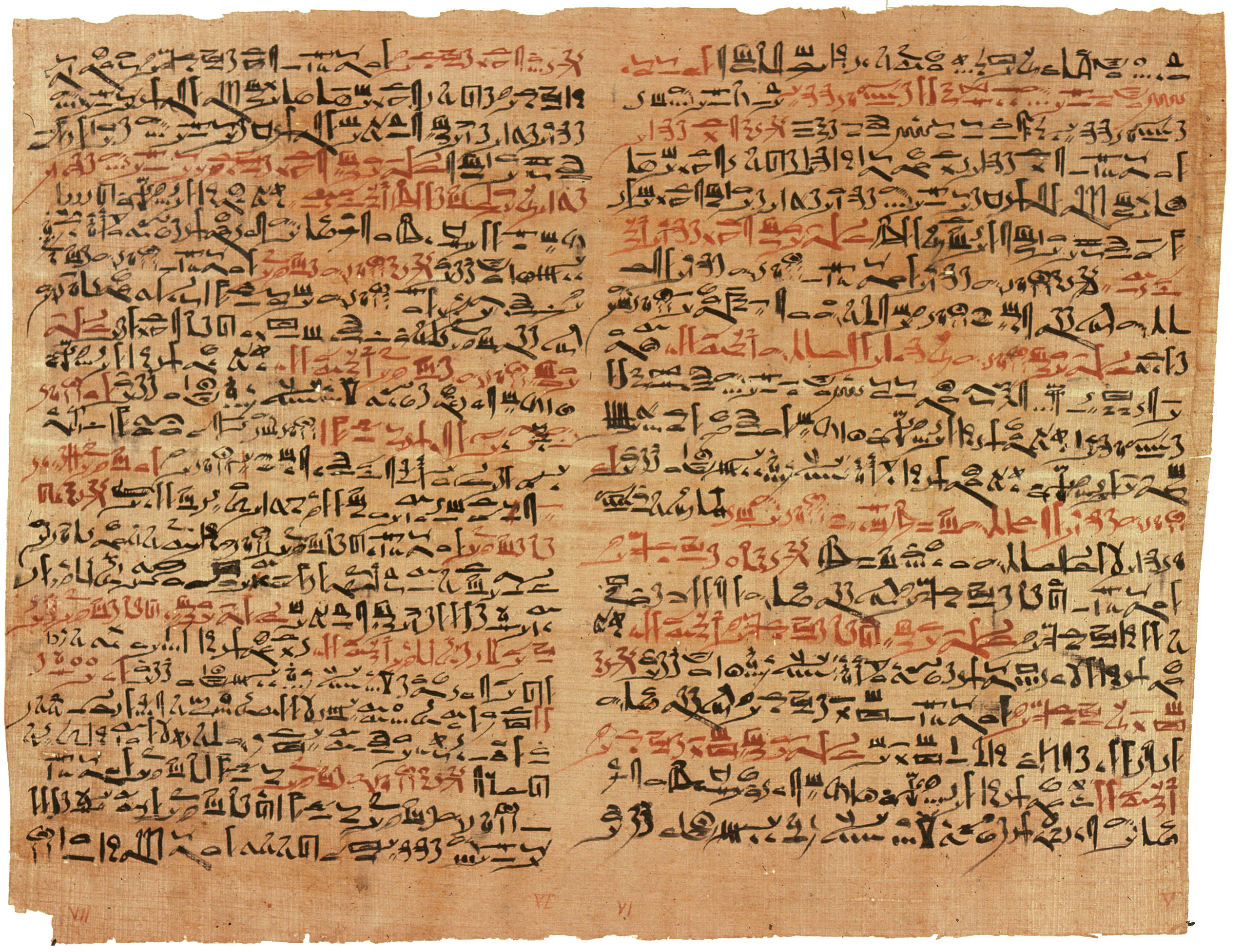 Ancient Egyptian scroll